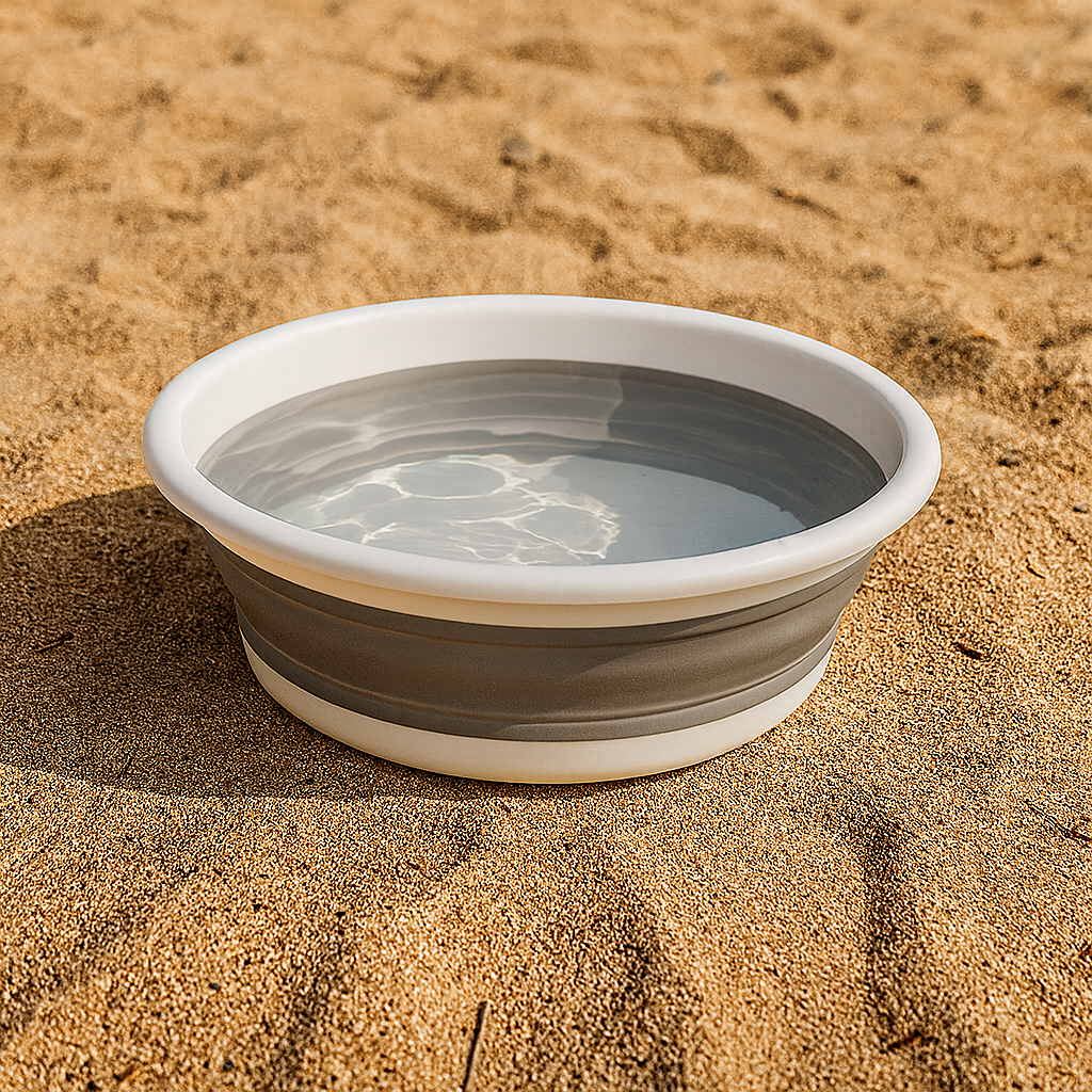 Bassine pliable multifonction