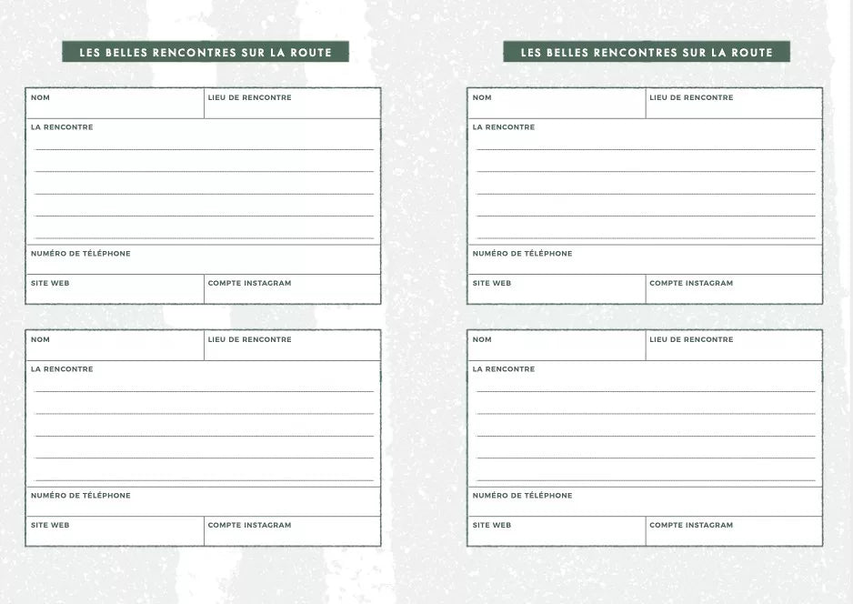 VanLife Carnet de Voyage