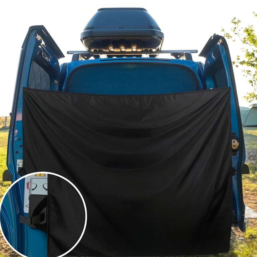 Rideau d’intimité pour portes arrière de van