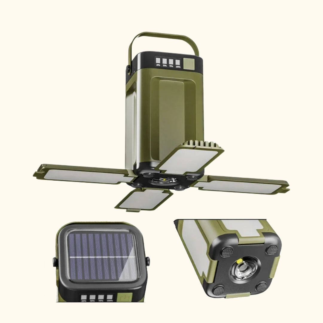 Lampe solaire pliante multifonction